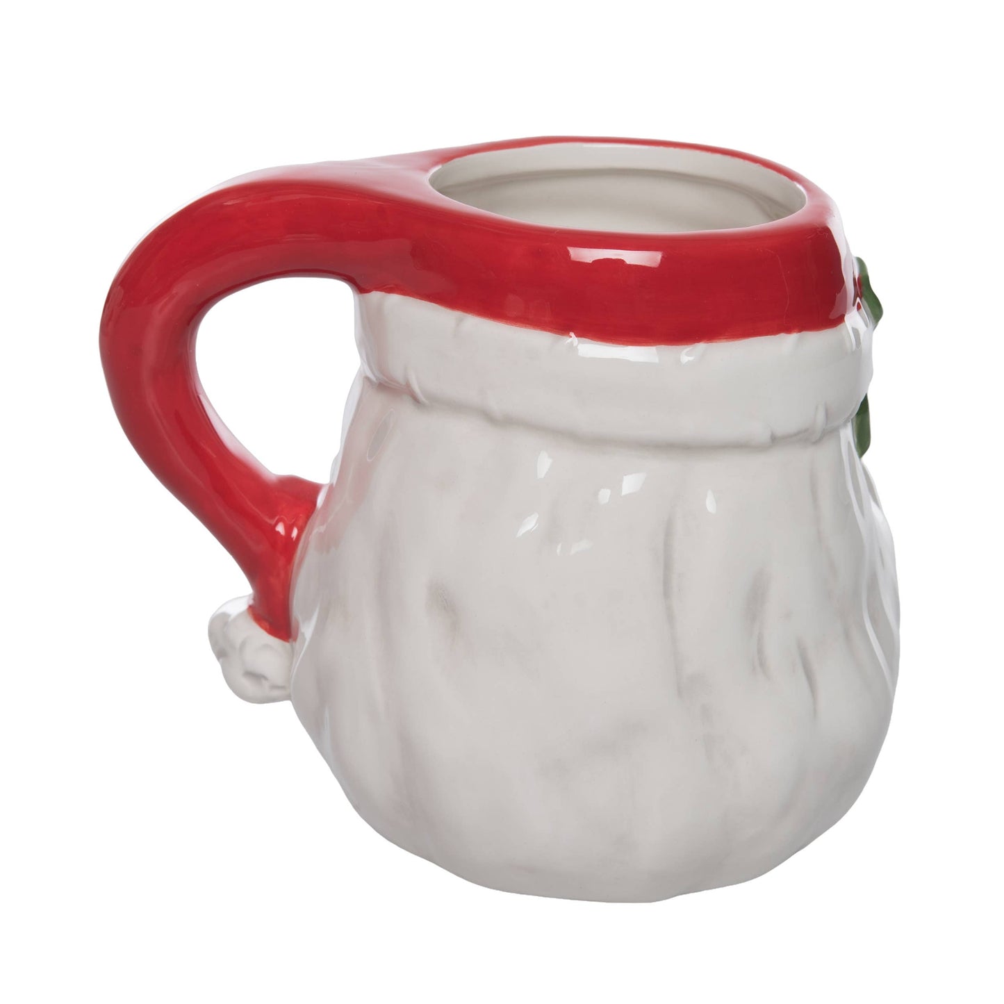 Christmas Santa Ceramic Coffee Mug 30oz White