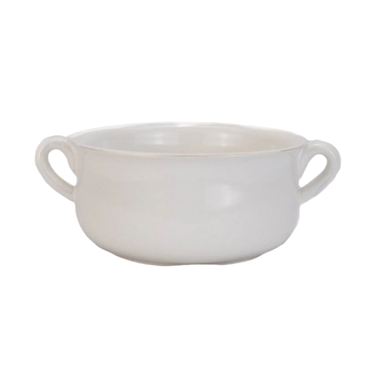 TRS - Classic Double Handle Bowl White