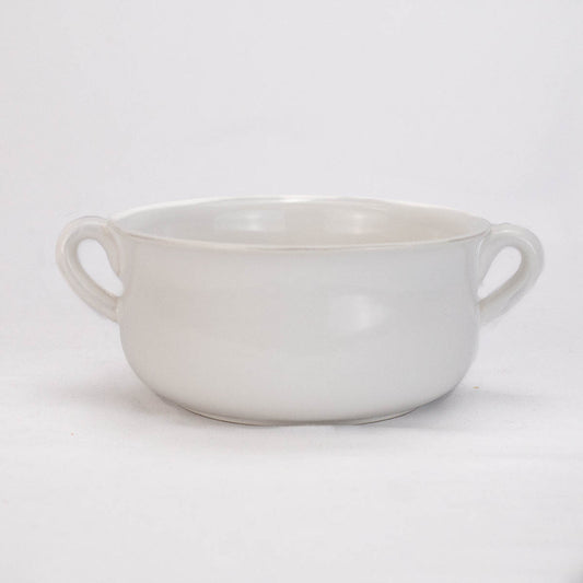 TRS Classic Double Handle Bowl White