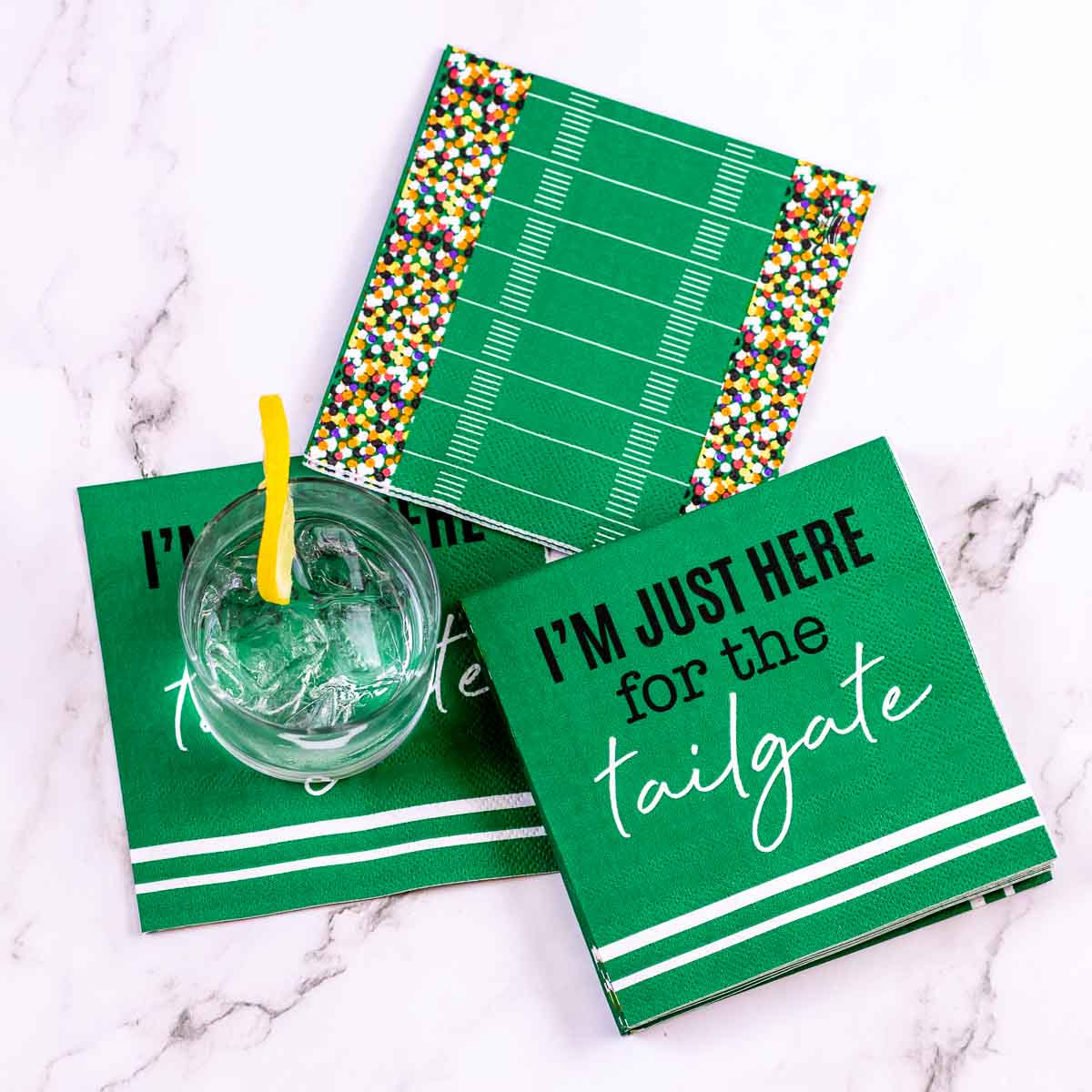 TRS - Multi Stadium/Green - Cocktail Napkins