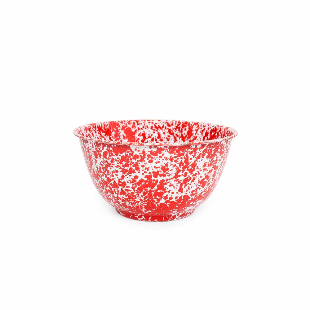 CC - Red Large Salad Bowl