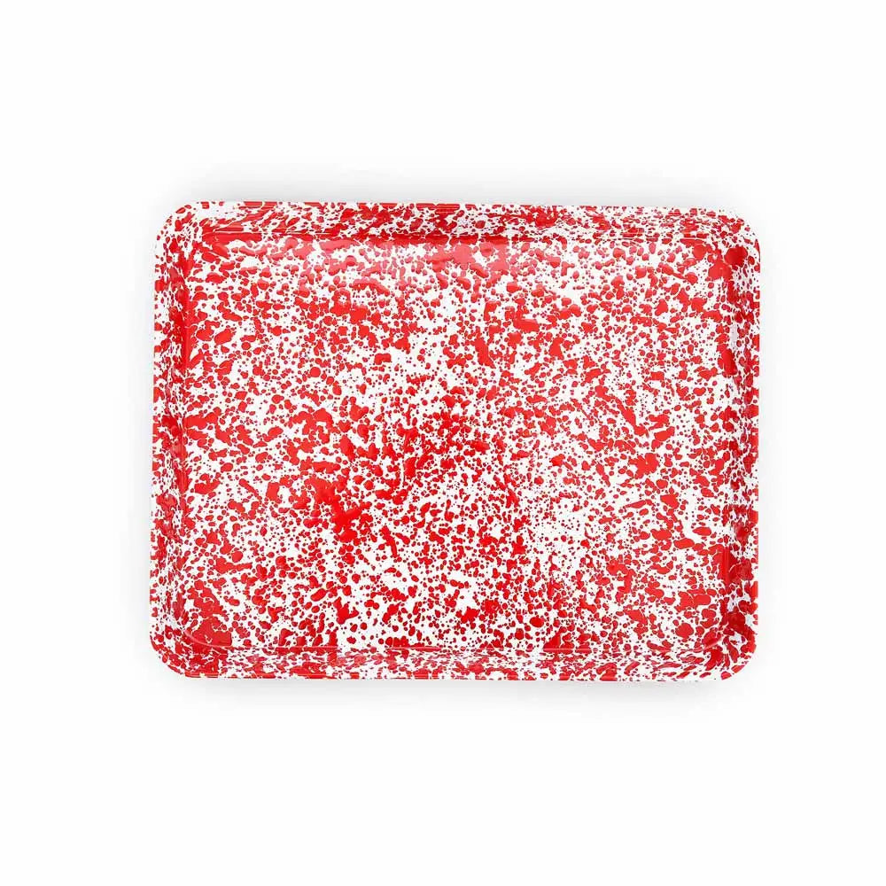 CC - Red Large Rectangle Tray