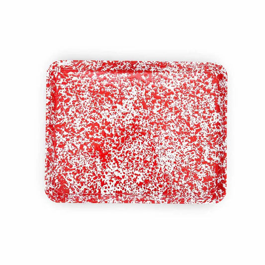 CC Red Large Rectangle Tray