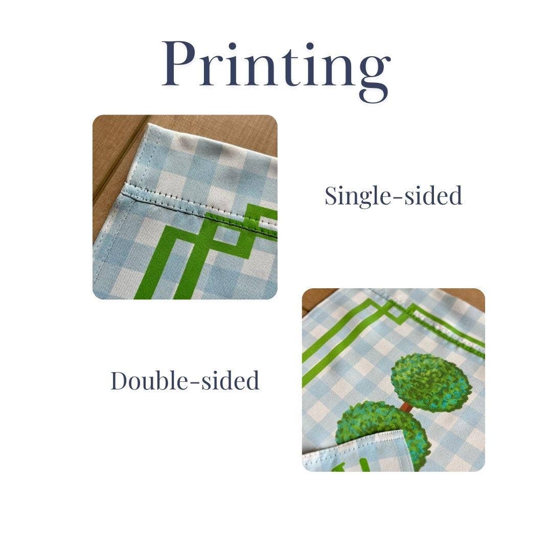 Easter Garden Flag - Shrub Cross with Blue Bow: 12" x 18" - Double-Sided