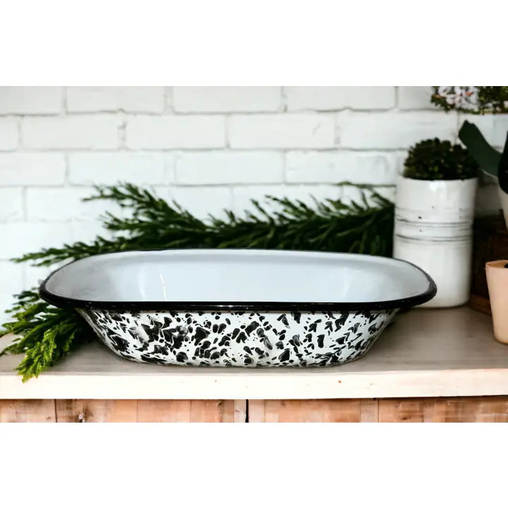 DNS - Black Enamel Baking Dish