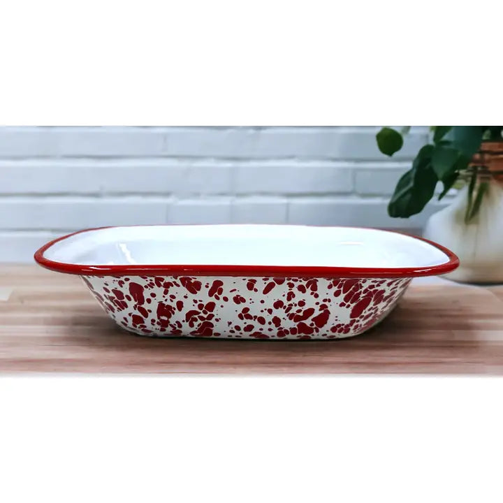 DNS - Red Enamel Baking Dish