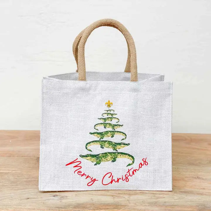 TRS - Gator Christmas Tree Gift Tote