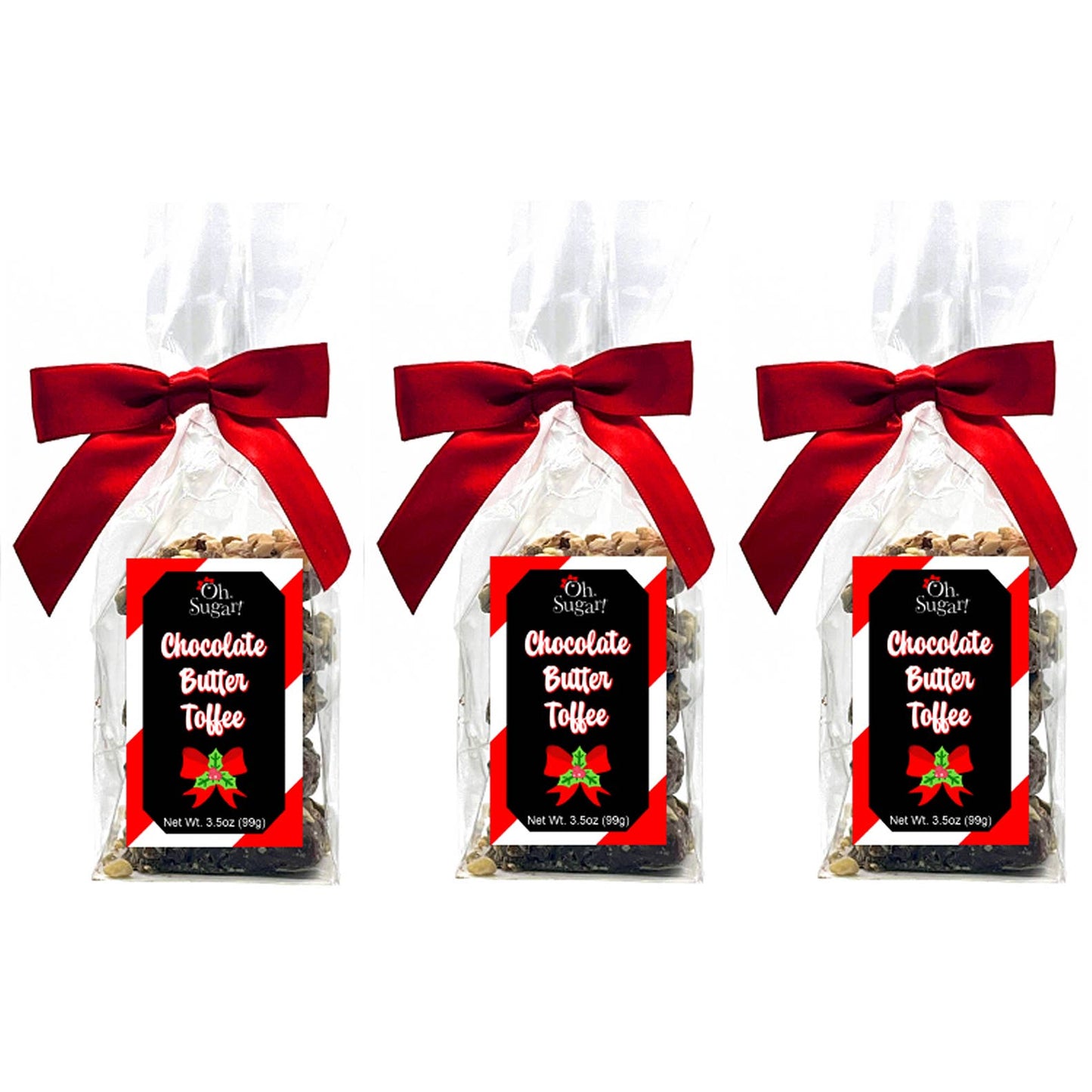 OS - Holiday Christmas Chocolate Almond Butter Toffee-Short Stack