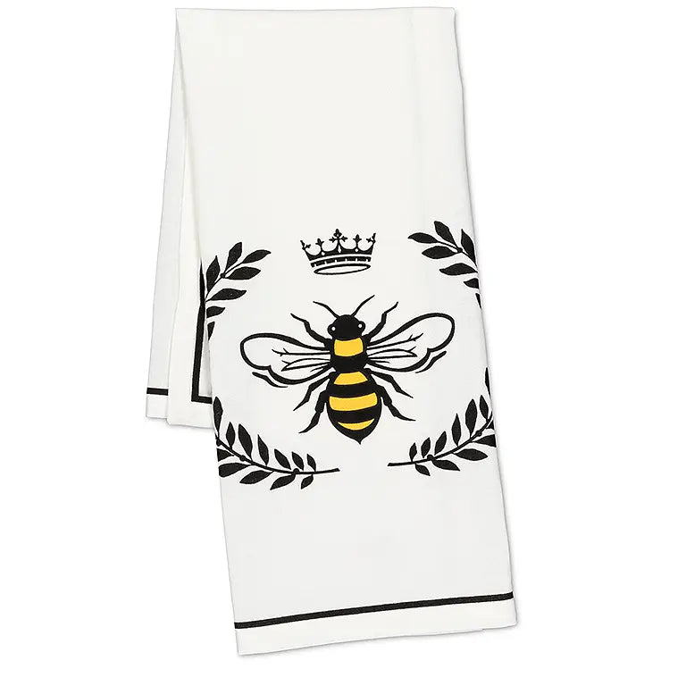 Abbott - Bee in Crest - Tea Towel