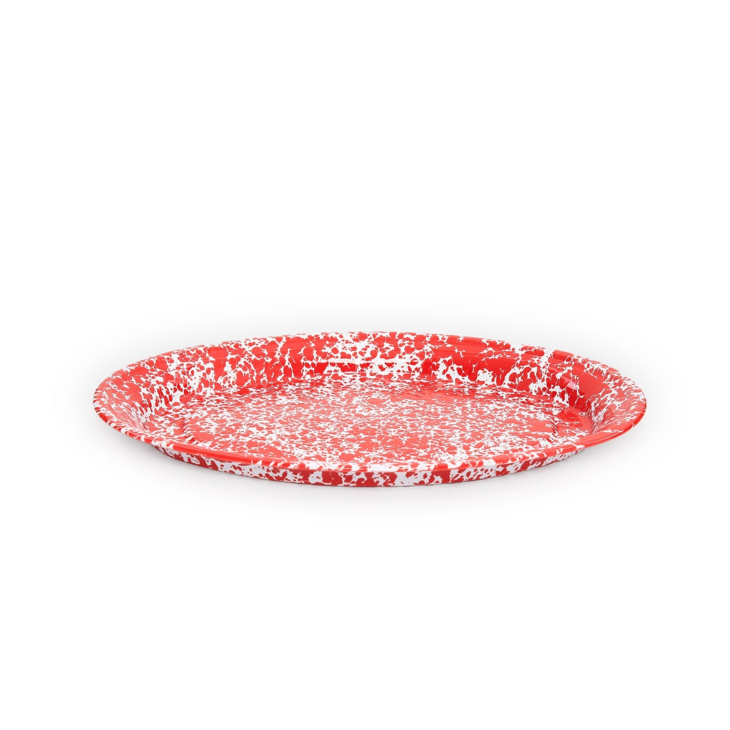 CC - Red Oval Platter