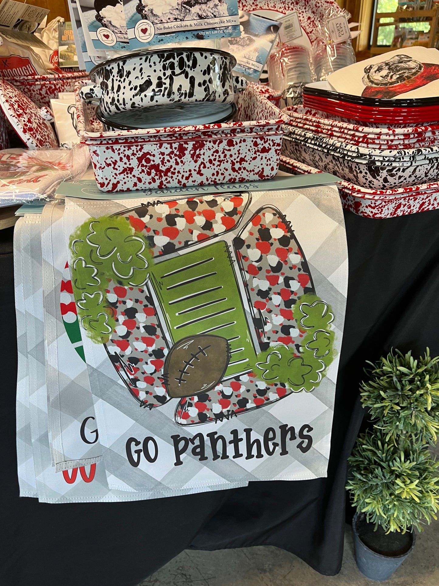 Navy Knot - "Go Panthers" Stadium - Garden Flag