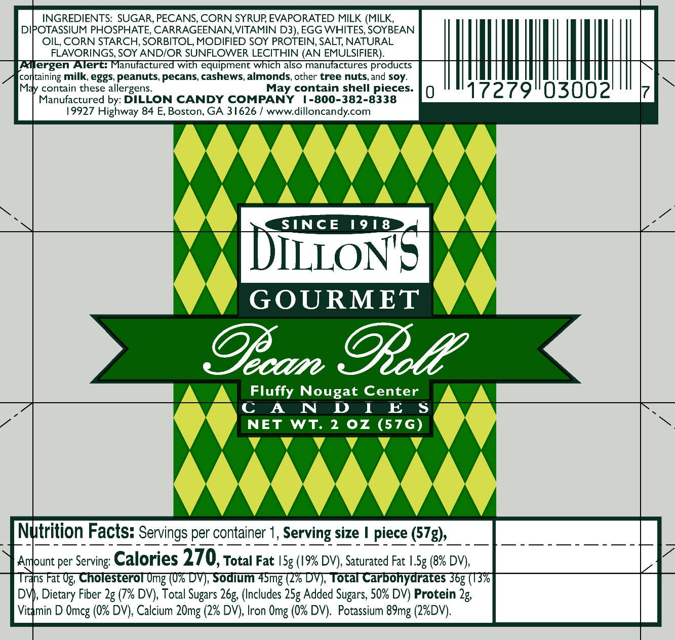 DG - Pecan Log Roll, Handmade - 2 oz.