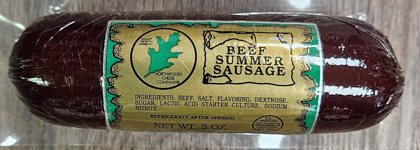 NWF - All Beef Summer Sausage - 5 oz.