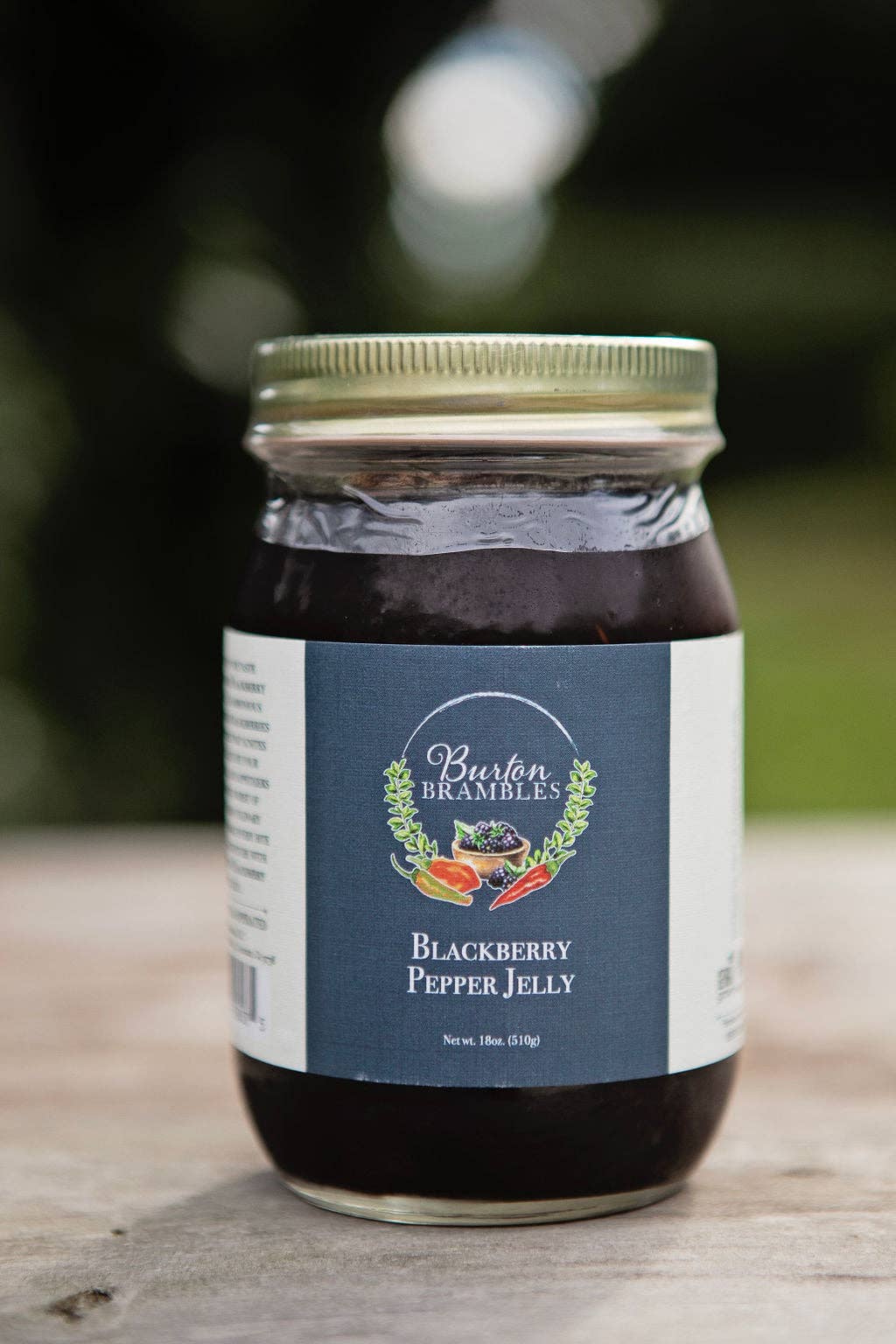 Blackberry Pepper Jelly: 9 oz
