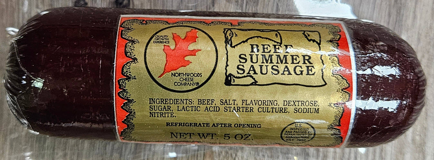 NWF - All Beef Summer Sausage - 5 oz.