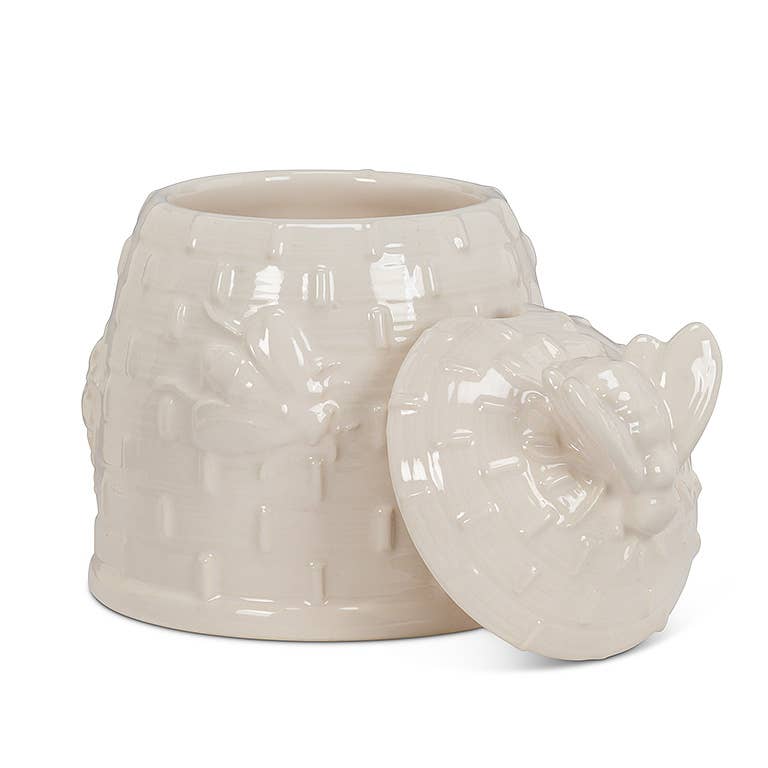Beehive Covered Pot-4"H-1965
