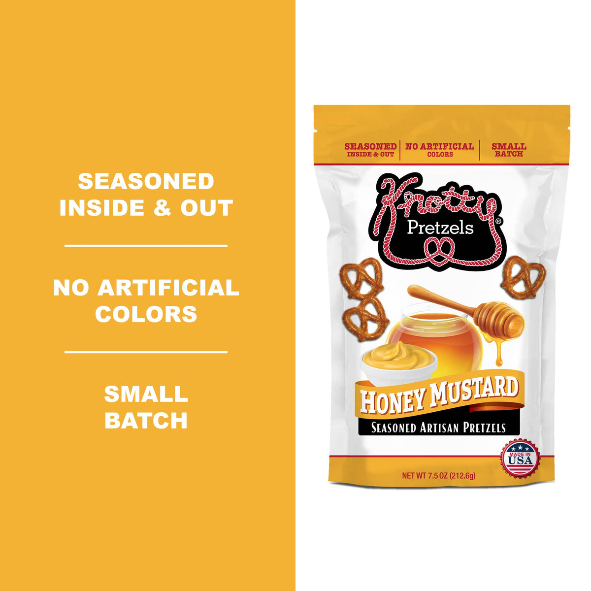 Honey Mustard Mini Twist Pretzels 7.5oz