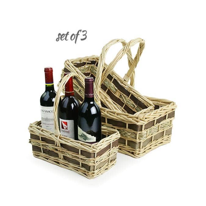 Rectangular mixed material willow small