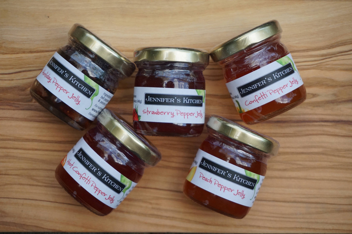 1.5oz Itty Bitty Pepper Jelly Assortment - Case of 36