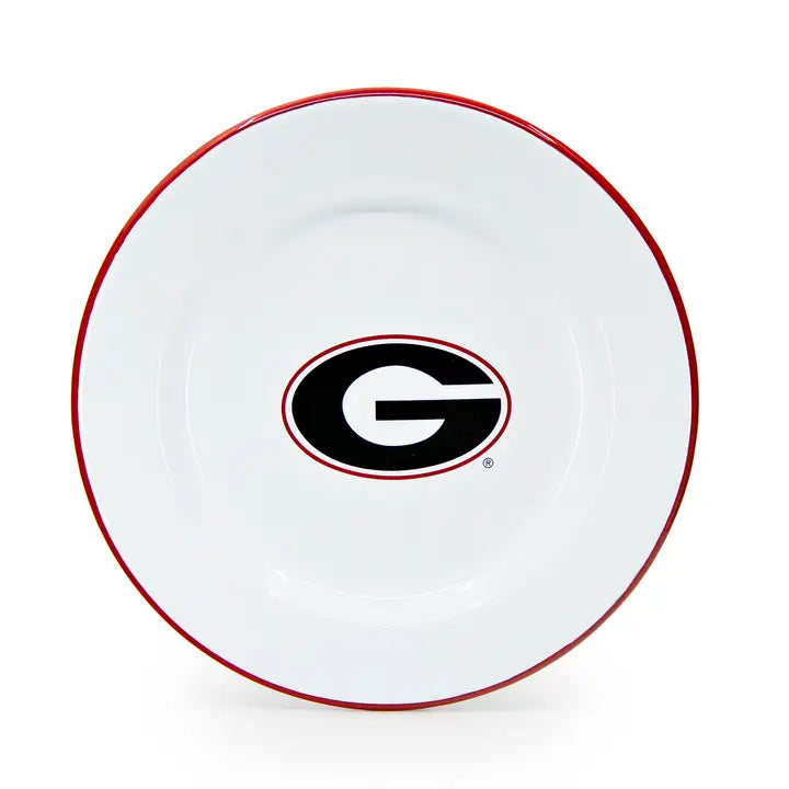 CC UGA Enamel Dinner Plate