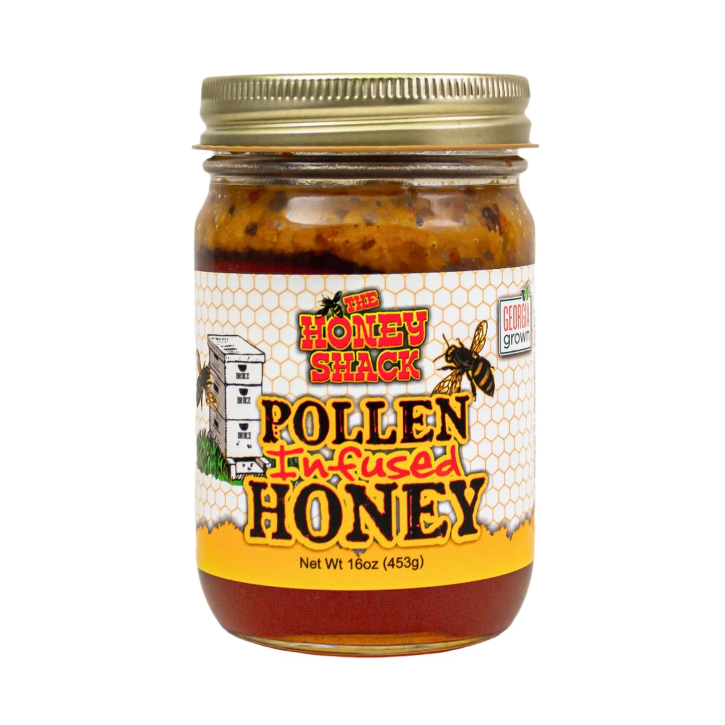 Pollen Infused Honey - 16oz