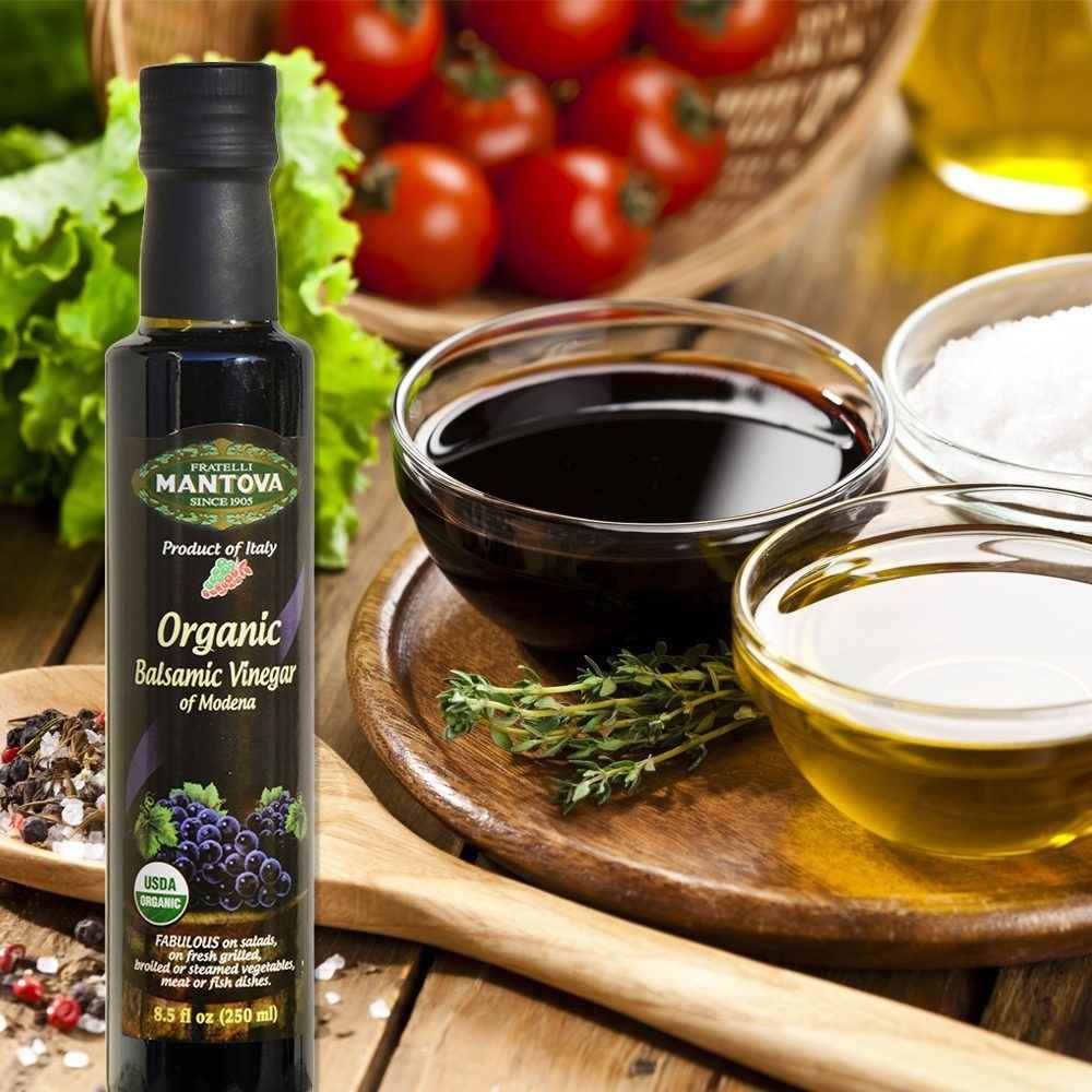 Mantova Organic Balsamic Vinegar of Modena PGI, 8.5 fl. oz.