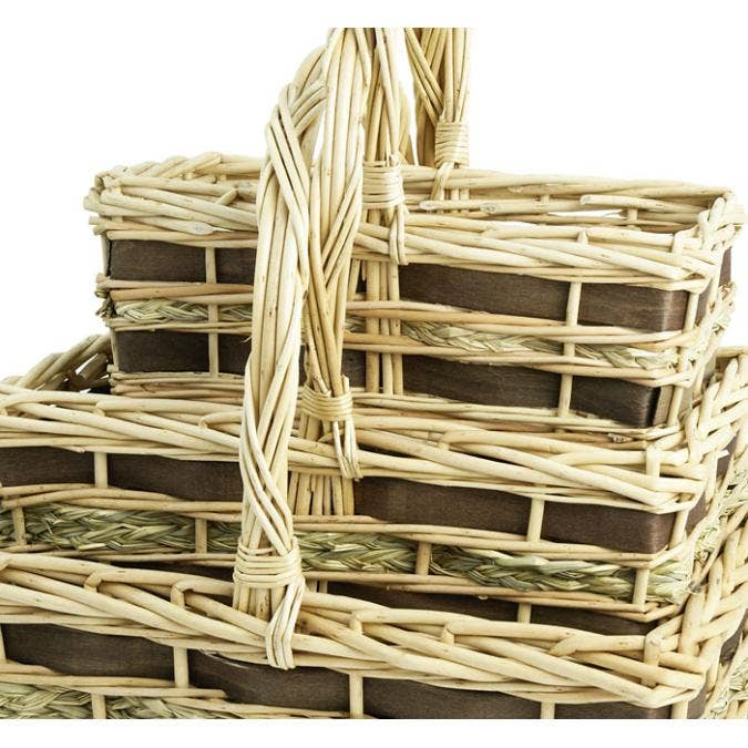 Rectangular mixed material willow small