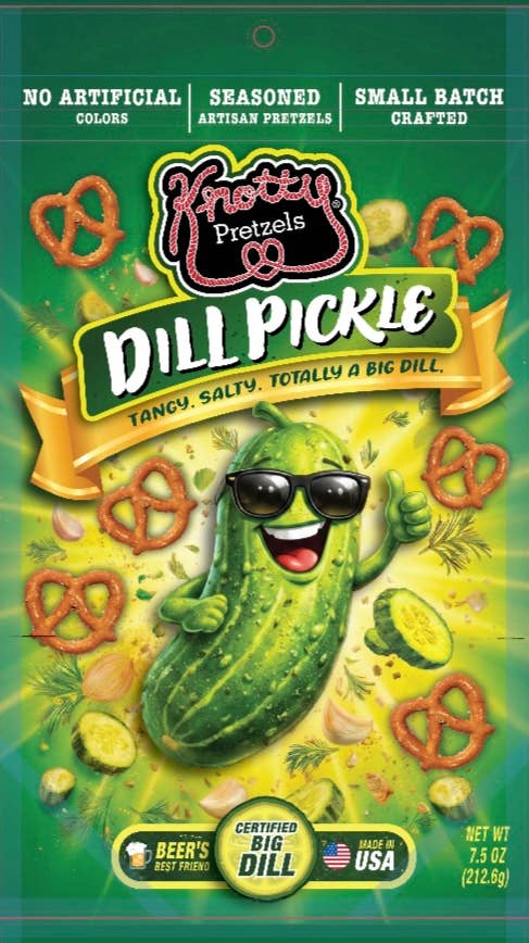 Dill Pickle Mini Twist Pretzels 7.5oz