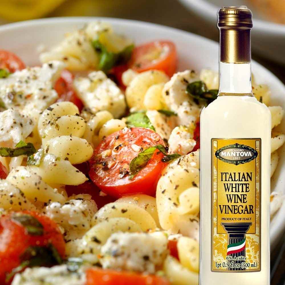 Mantova Italian White Wine Vinegar, 17 fl. oz.