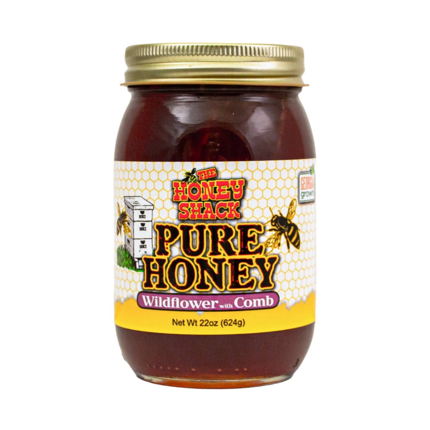 Wildflower Honey with Comb - 22oz