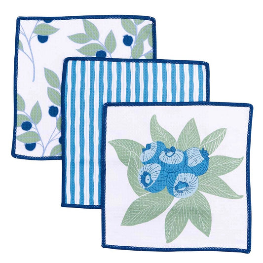 RFP Blueberry Bunch Dish Towel Set of 3