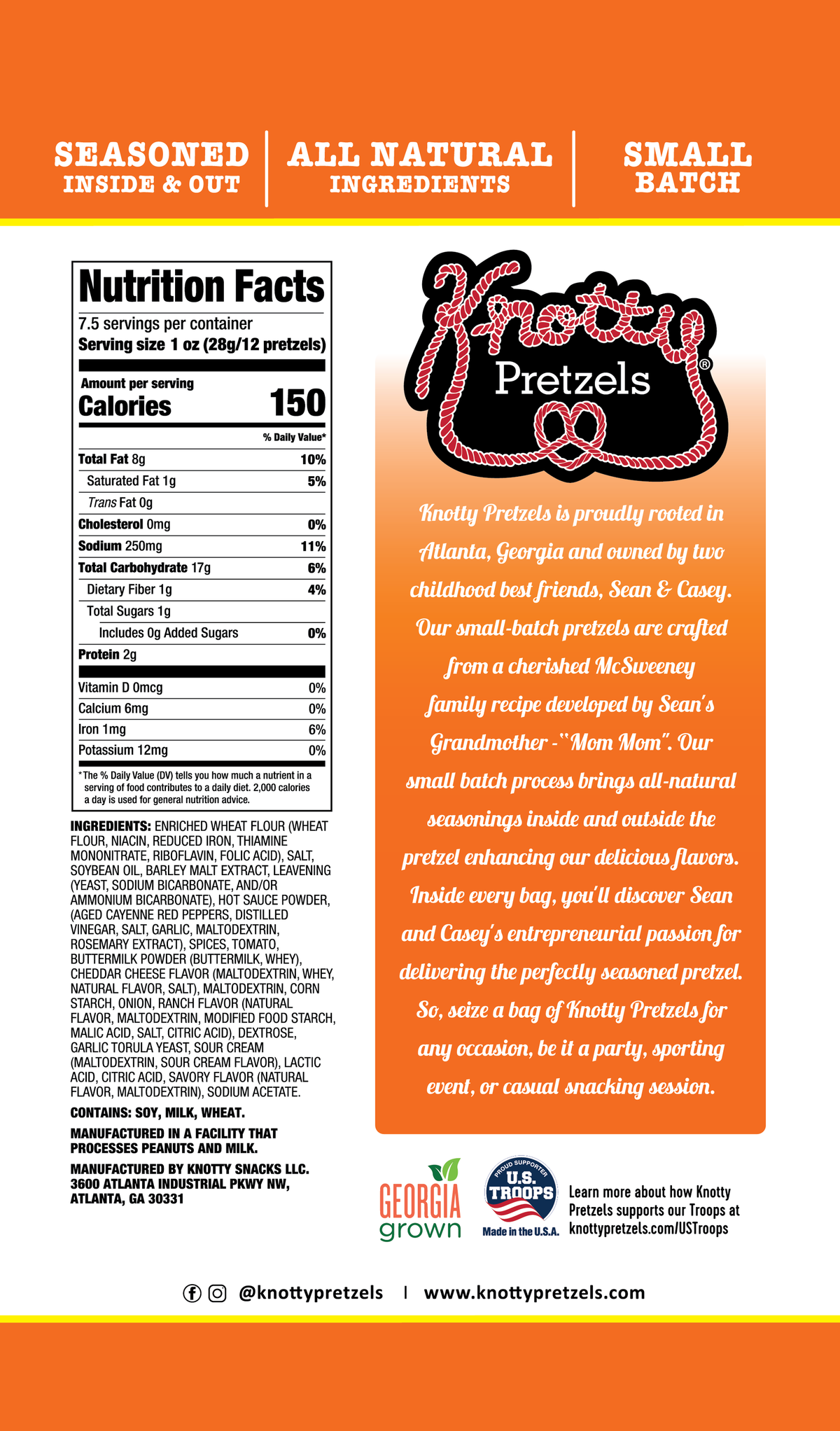 Hot Wings Mini Twist Pretzels 7.5oz