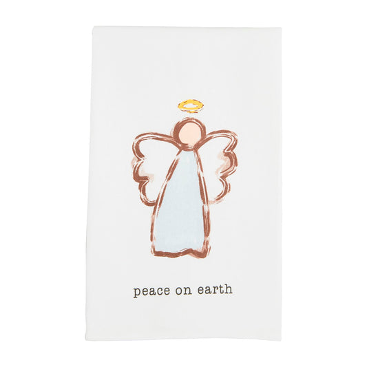 Mud Pie  - "Peace On Earth" Towel