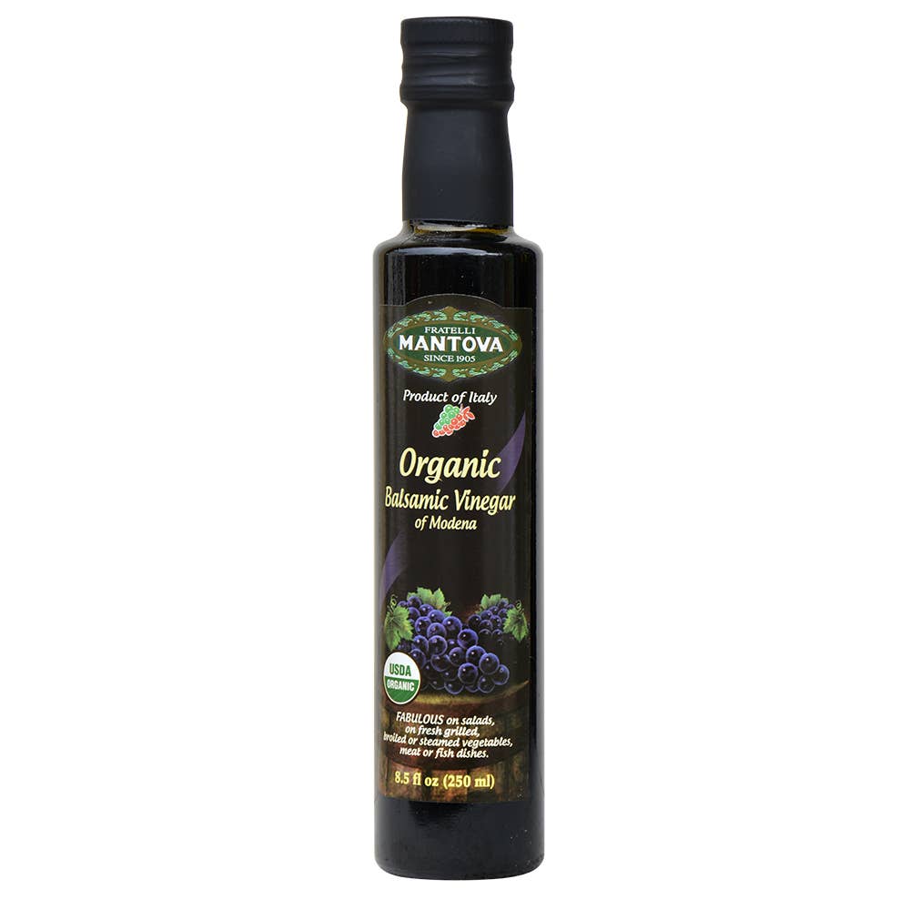 Mantova Organic Balsamic Vinegar of Modena PGI, 8.5 fl. oz.