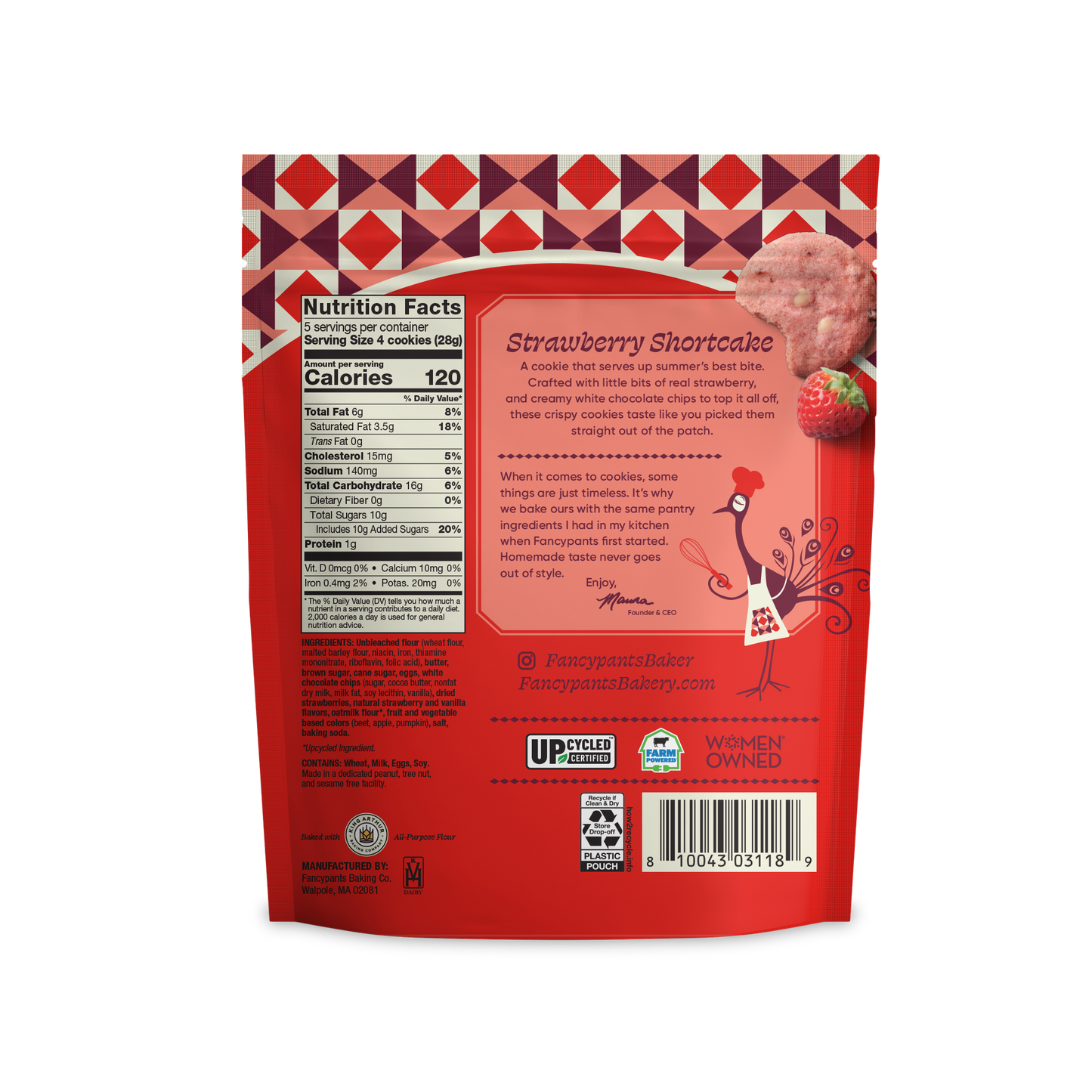 Strawberry Shortcake Cookies | Limited-Time Spring Flavor