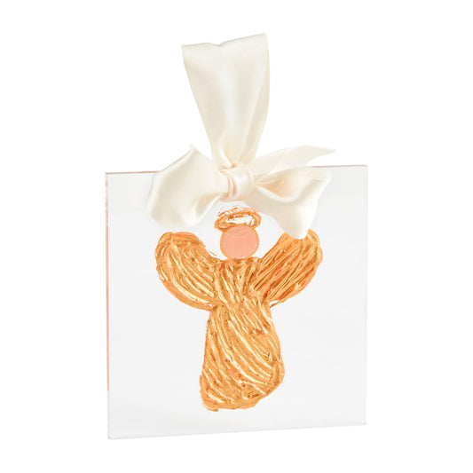 Mud Pie - Gold Angel - Acrylic Ornament