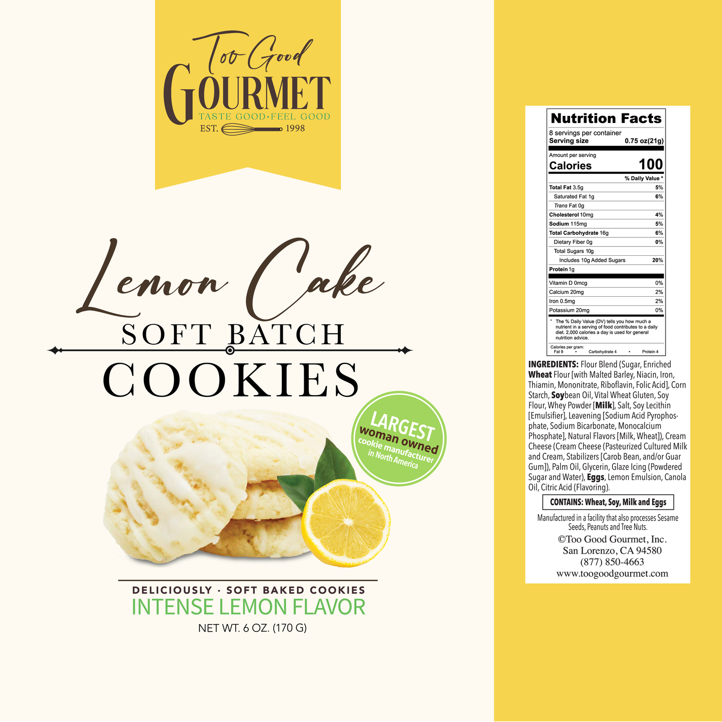 Soft Batch Cookies -  Key Lime