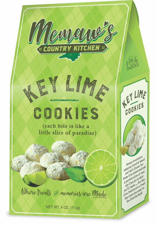 Key Lime Cookies Memaws Country Kitchen Case (8 boxes)