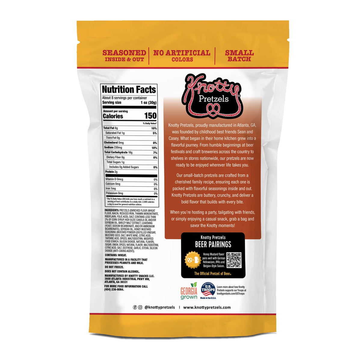 Honey Mustard Mini Twist Pretzels 7.5oz