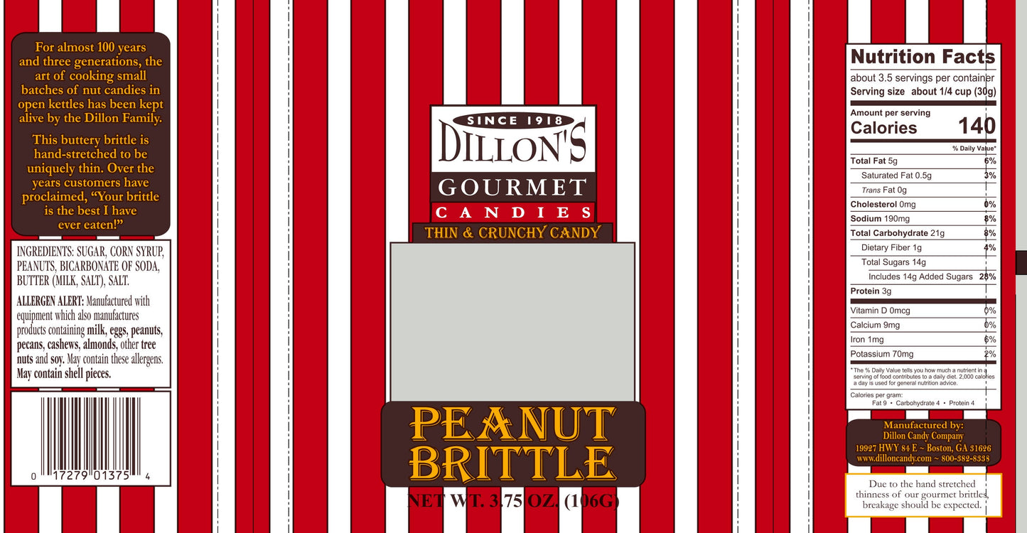 DG - Peanut Brittle- 3.75 oz.