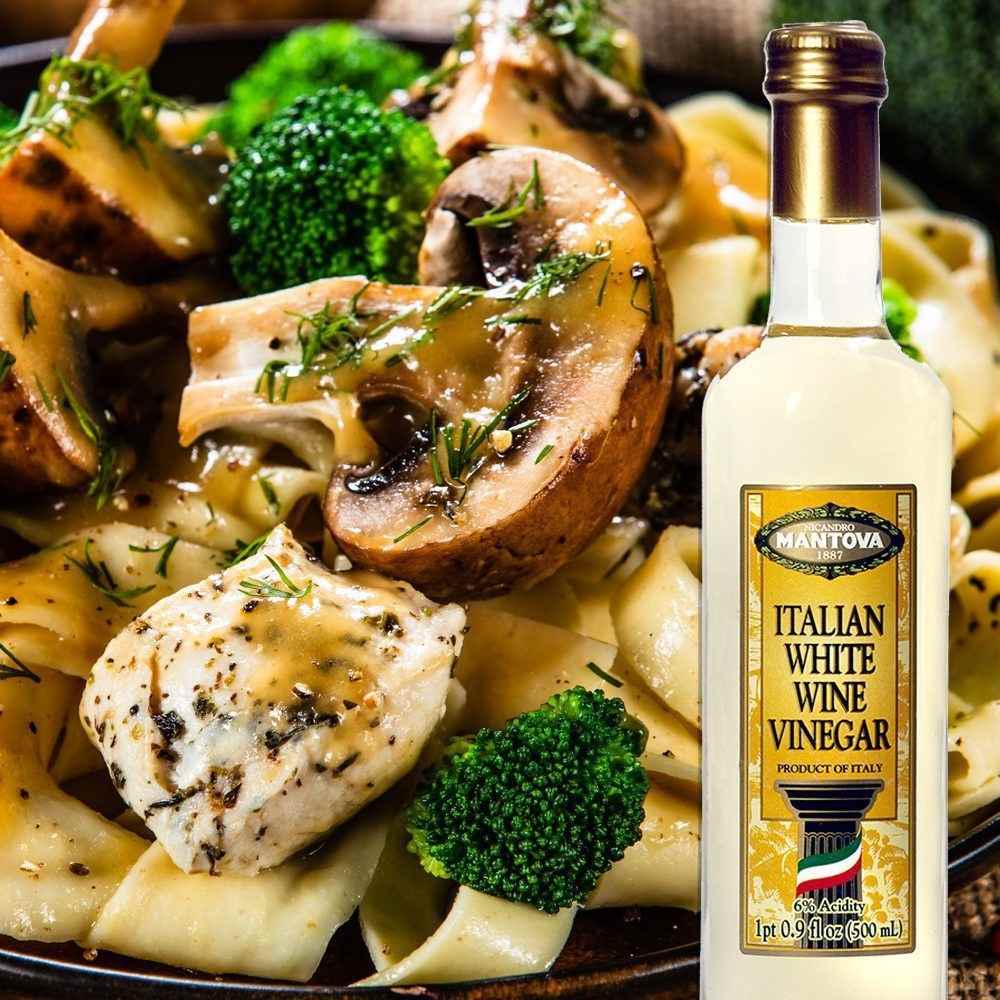 Mantova Italian White Wine Vinegar, 17 fl. oz.