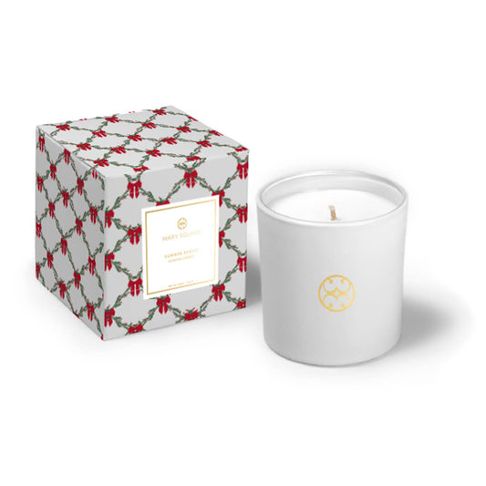 Boxed Candle Whispering Pns Hldy Trellis