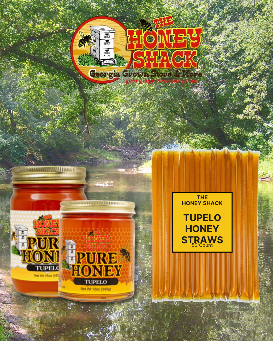Honey straws {50 Count}