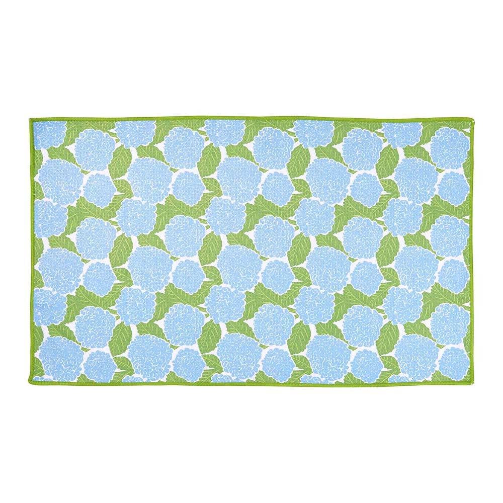 BLUE HYDRANGEA blu Kitchen Tea Towel