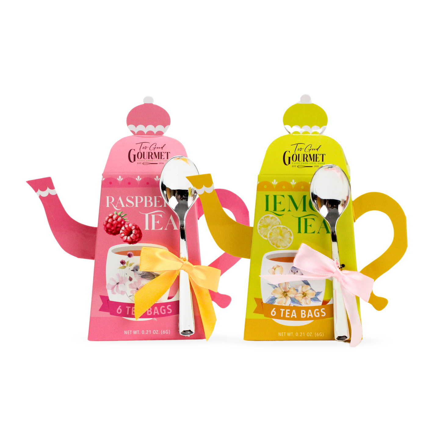 Dainty Tea Set -  Lemon tea or Raspberry Tea: Assortment - 6 of each