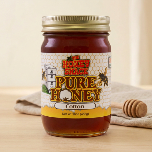 Cotton Honey 16 oz in matching farmhouse style