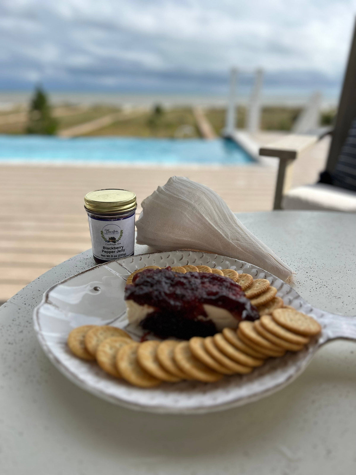 Blackberry Pepper Jelly: 9 oz