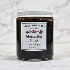 Paulk Vineyards Muscadine Sauce  8 oz jar