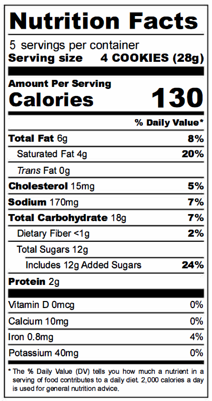 Chocolate Chip Cookies | Premium Snacks | 12 pack | 5oz