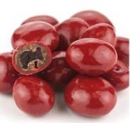 Panned 1/3# Red Chocolate Milk Chocolate Cherries w/ Flair
